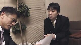 Sexy Asian Wife Seals Business Deal with Seductive Bedroom Antics