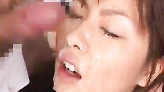 Oriental Bukkake With Sexy Maids Serving Hot Desire