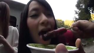 SchoolGirls 18+ Enjoy aWild Night by the Campfire