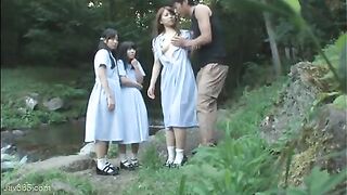 PervyGuy's Wild Woods Picnic Fantasy Fulfilled with GF and Friends