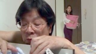 Surprised Son's Wife Gets Wild with StepFather-In-Law in Japanese Porn
