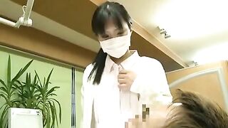 Tokyo Techniques – MILF Dentist’s Secret Pleasure with Watchful Colleagues