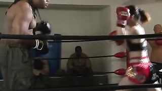 Tiny 18+ Boxer Girl 18+ Gets Wild in Threesome with Black Boys 18+
