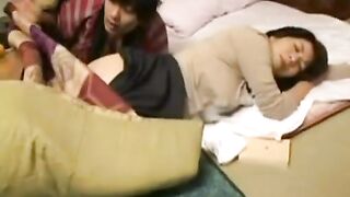 Yukari’s Sensual Nightmare – Hot Encounter with Stepson Under Heating Table
