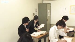 Pervy Professor Bangs Japan in Classroom Seduction