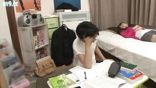 Sexy Slumber Party Surprise – Hot Boy 18+ Seduces Sleepy Classmate