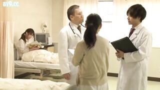 Busty Patient Seduces Her Japanese Doctor in the Clinic Hallway