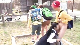 Naughty SchoolGirls 18+ Seduce Their Innocent Classmate After School Ends