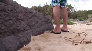 Lustful Encounter on the Beach - A Stalker’s Forbidden Fantasy Comes True