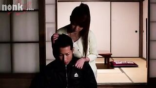 Busty Cheating Wife Hitomi Tanaka Tempts Her Lover