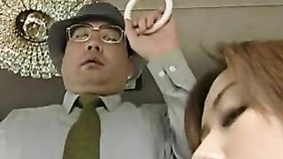 Mature JAV Lady Performs Seductive Tea Ceremony with Two Strangers