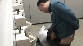 Dirty Stranger Fucks Japanese Toilet Cleaning Lady Hard-Core