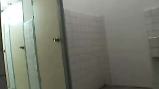 Gets Fucked in Bathroom Stall