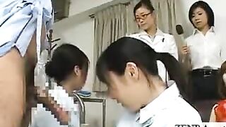 Bizarre Japanese Doctor Uses Unique Handjob Technique for Penis Measurement Study