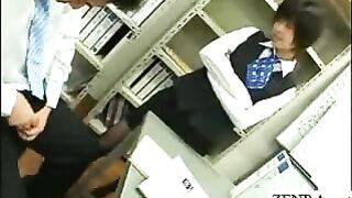 Asian Boss Lady Dominates and Teases Cock inOffice Setting