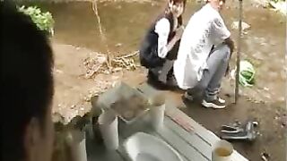 Shy Stepdaughter’s Bathroom Break Caught on