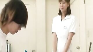 Asian Nurses Use Secret Techniques to Make Men Cum Faster with Naughty Pussy Displays