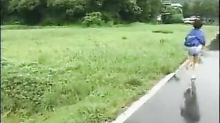 Surprised Woman Gets Wild in Farm Frenzy Action