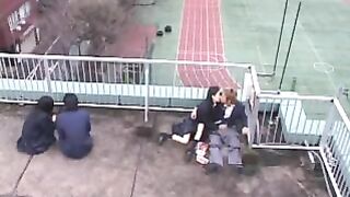 School Roof CFNM – Hot JAV Babes Tease with Hands-On Action