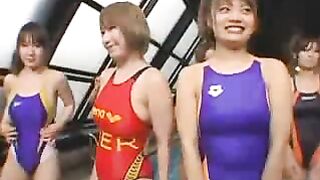 Sexy Japanese Sirens Seduce by the Poolside