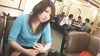 Exposed at Public Restaurant – Asian Girl’s 18+ Secret Pleasure