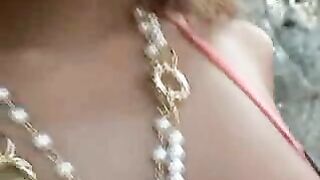 Sexy Japanese Beauty Strips Down in Hot Beach Scene