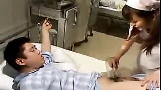 Naughty Japanese Nurse Gives Secret Pleasure Sessions to Patients