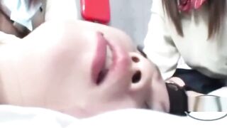 Japanese Teens 18+ Explore BDSM with Toys and Handcuffs in Hot Lesbian Scene