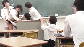 Japanese MILF Teacher Gets Wildly Gangbanged in Public fetish Dump