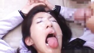 Rei Shina Teaches Teens 18+ Sensual Blowjob & Bukkake Techniques