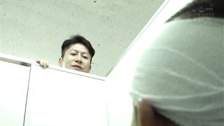 Skanky Slut Hitomi Tanaka Takes It Up the Ass from Dirty Old Man Publicly!