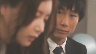 Japanese Office Lady Gives Helpless Blowjob & Screams During Doggy Style Orgasm