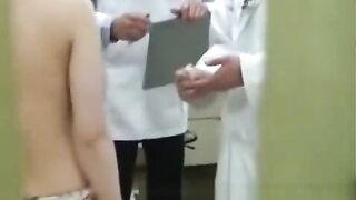 Japanese Office Lady Seduced During Steamy Medical Exam