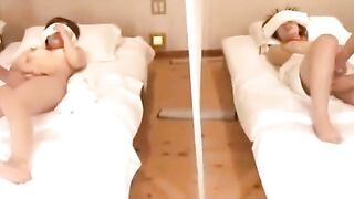 Japanese Office Lady Massage Turns Steamy with Fingering and Cumshots