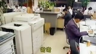 Naughty Japanese Office Lady Shows Off Big tits and Ass in Public