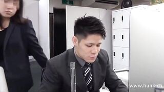 Japanese Office Lady Fulfills Suit Fantasy in HD Sex Scene