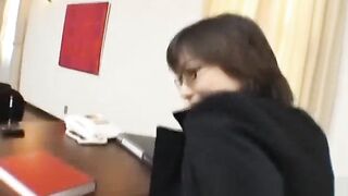 Japanese MILF Ruri Anno’s Secret Blowjob Skills Unleashed During Break!