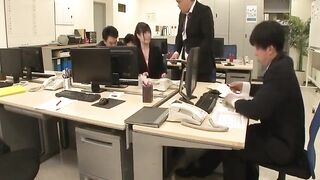 Japanese Office Lady with Big Tits Engages in Hot Group Sex and Deep Throat