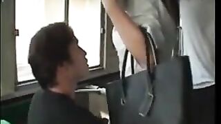 ’s Panties Drop as She Gets Defiled on the Train