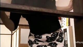 Japanese Babe Deepthroats Massive Cock Dripping with Jizz