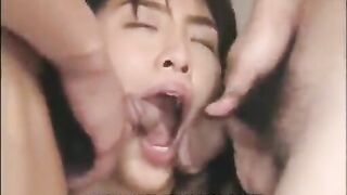 Sexy Japanese MMF Threeway with Multiple Orgasms and Anal Teasing Fun