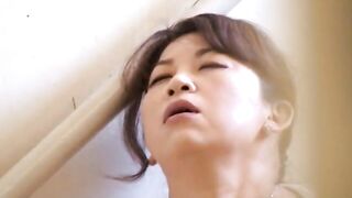 Delightful Japanese MILF Pleasures Herself on Balcony for Intense Orgasm