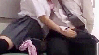 Japanese Gets Fucked on Bench by horny Teacher