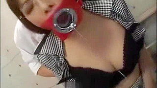 Naughty Japanese Teacher Faces Fucked Hard on Gymnastics Equipment!