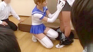 Japanese Kirara Asuka Gets Wildly Fucked by Her Classmates!