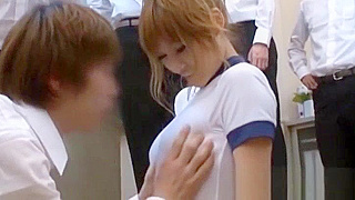 Naughty Japanese Teacher Kirara Asuka Seduces Student in Class Room Heat