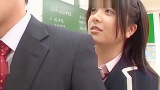 Naughty Aki Hinomoto Gets Steamy After-Class Lessons with Her Teacher