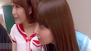 Hot Japanese SchoolGirls 18+ & Teacher Engage in Wild Uncensored Foursome Action!