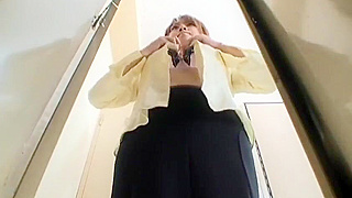 Naughty Japanese Office Ladies Strip Down in Secret Locker Room Seduction