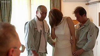 Japanese Sex Doll Wife Endures Friends' Rough and Abusive Fucking